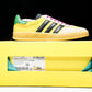 Guссi x Gazelle 'Yellow Green Velvet'