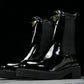 Prada Patent Chelsea Boots 'Black'