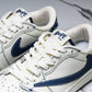 Travis Scott AJ1 Low x BAPE 'White Blue' (Custom)