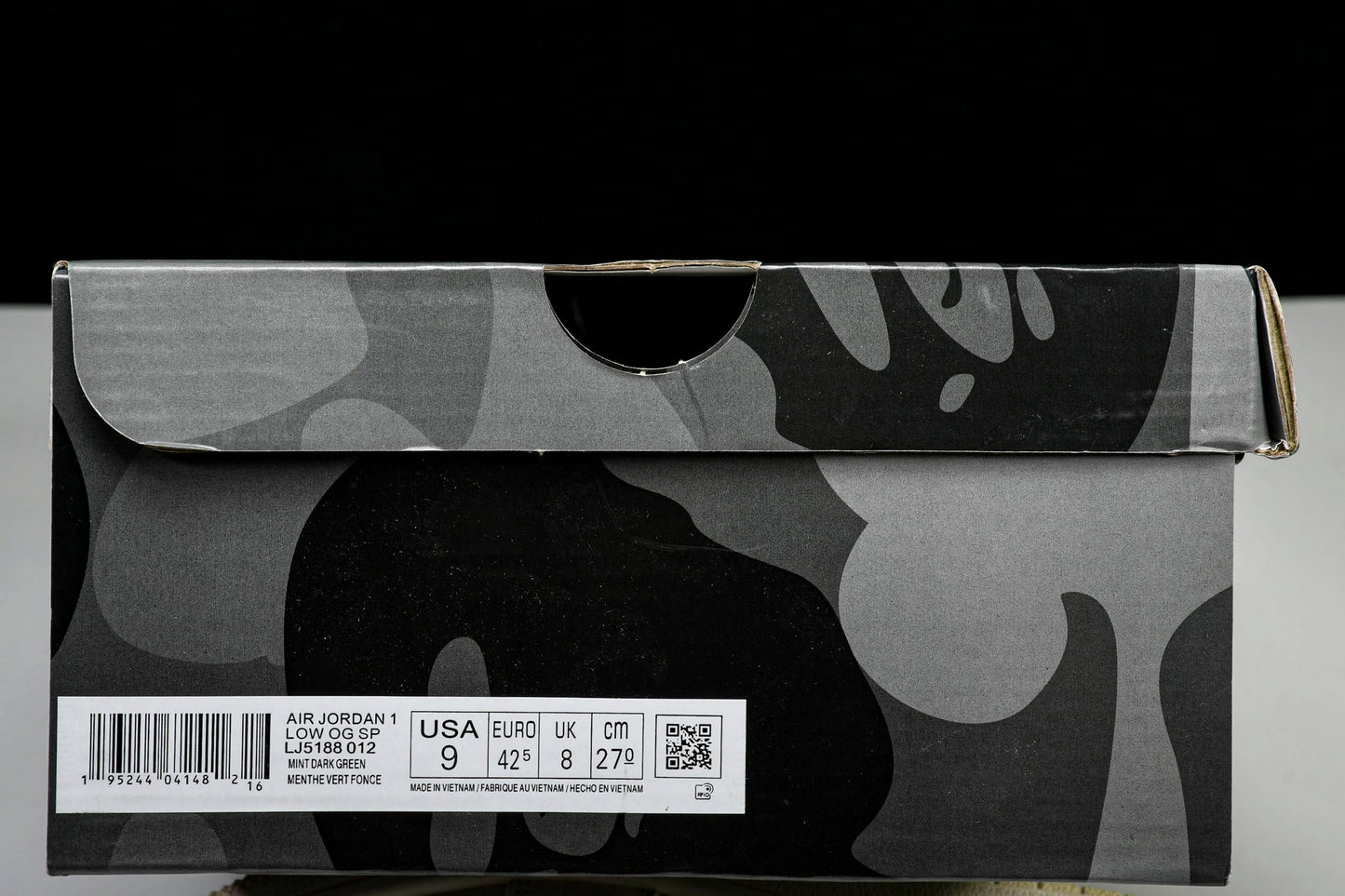 Travis Scott AJ1 Low x BAPE 'White' (Custom)