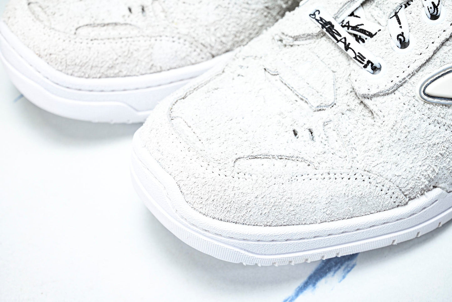 Вalenciaga Hamptons Suede Sneaker 'Off-White'