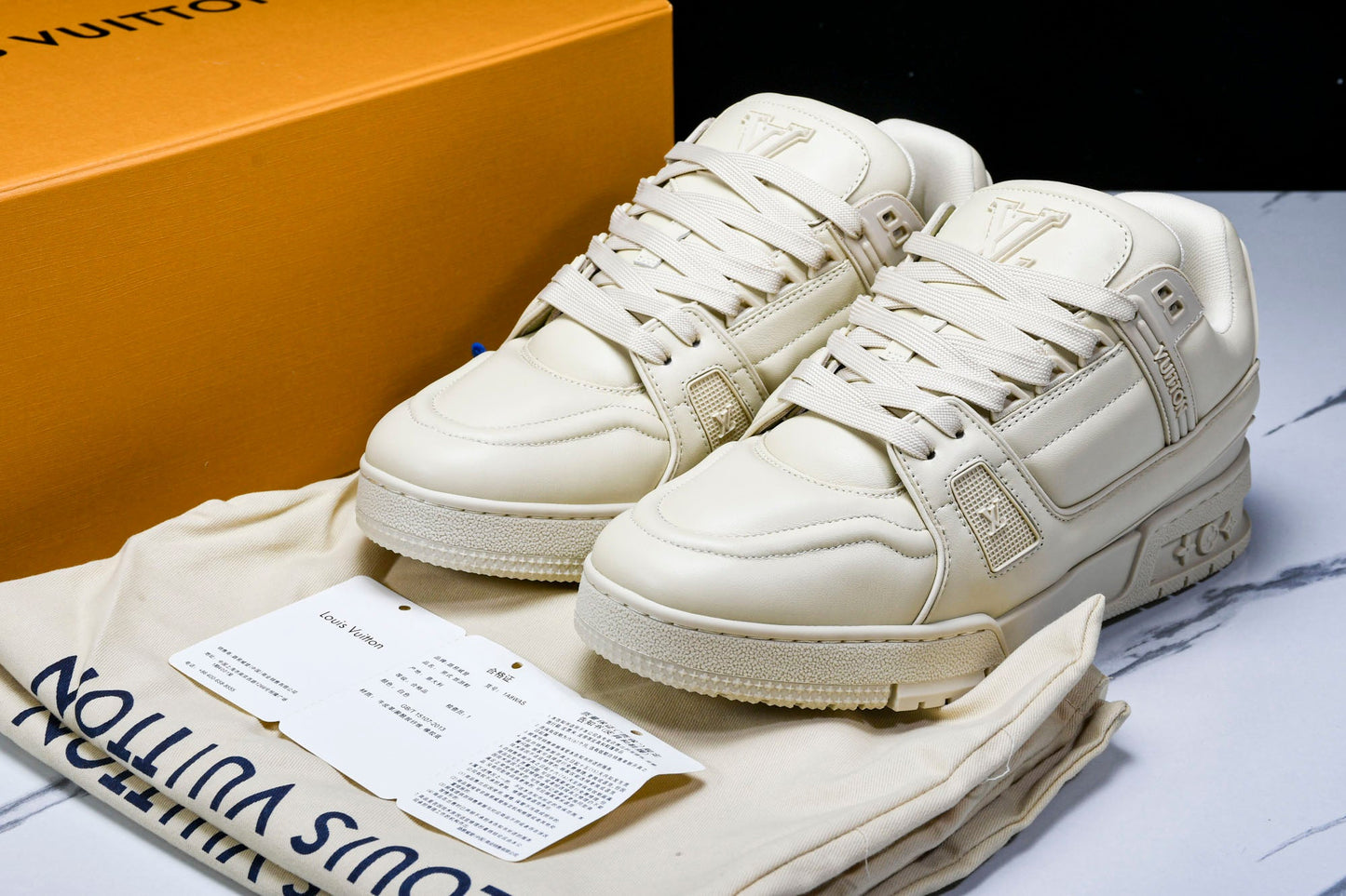 Louis Vuittоп Trainer Low Padded 'Beige' - UK 9 / US 10 / EU 43