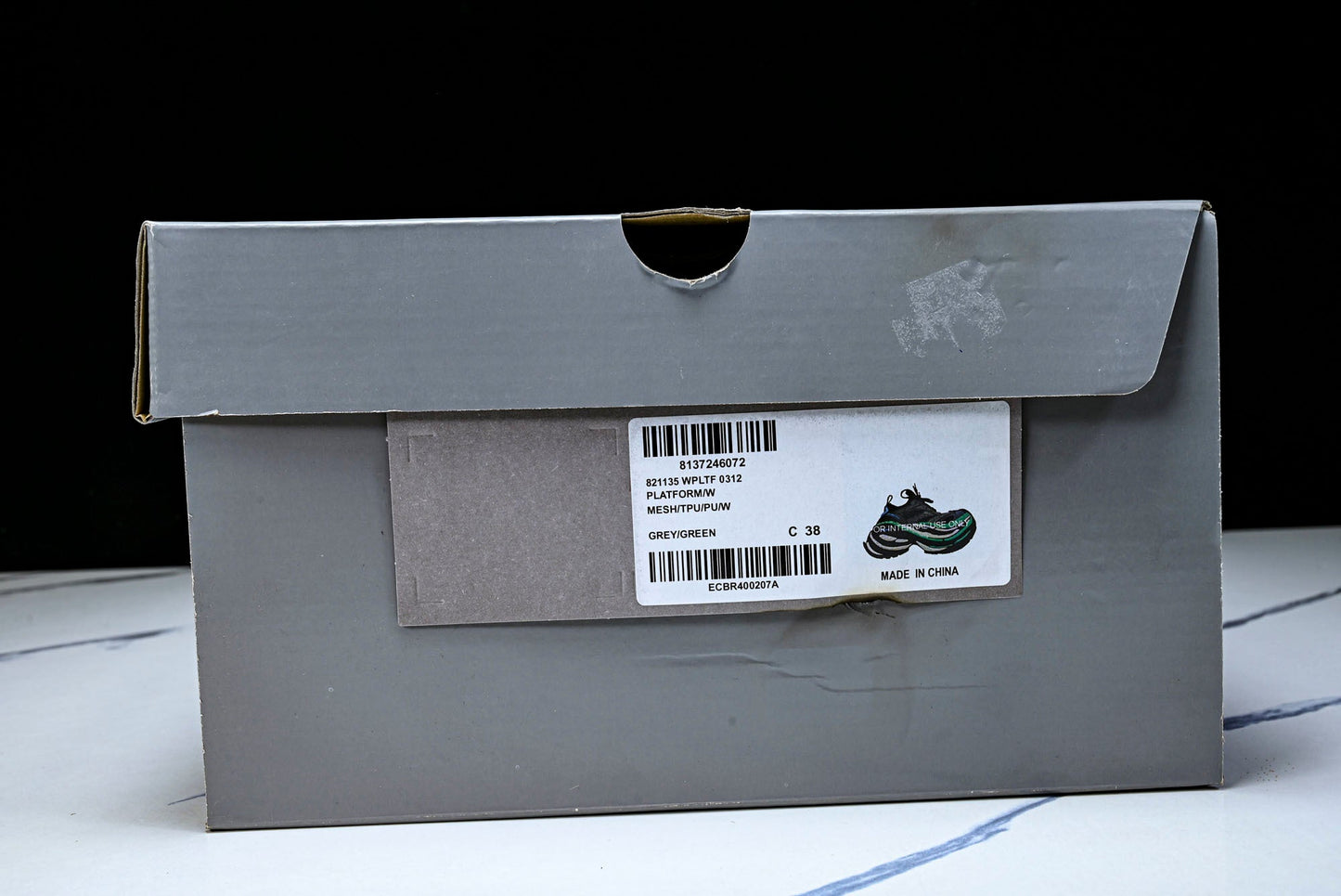 Вalenciaga Platform Sneaker 'Black Green Grey'