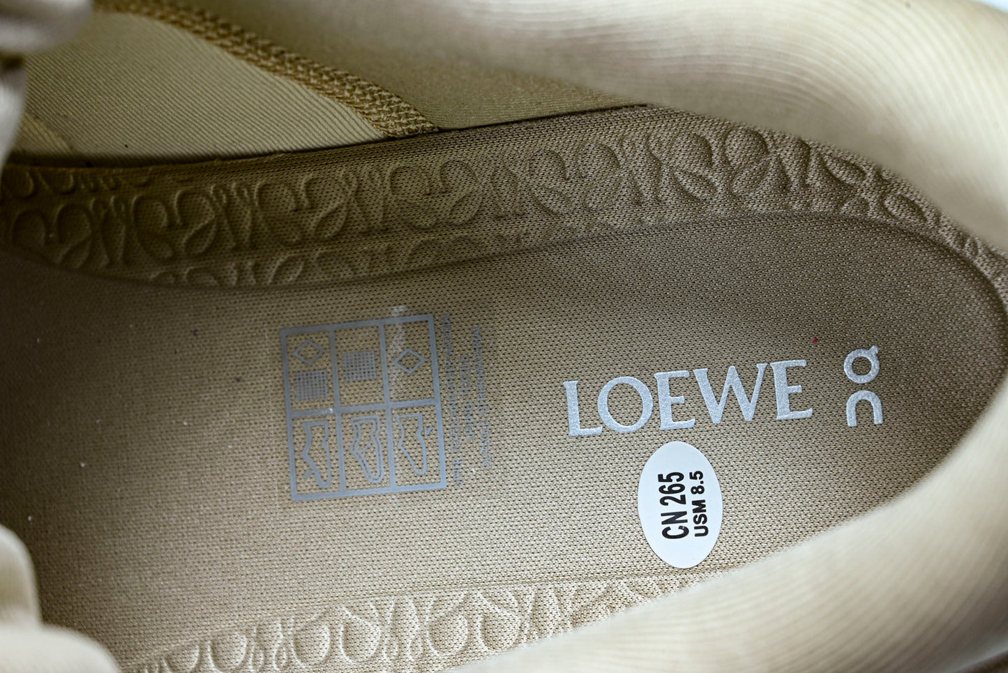LOEWE × ON Cloudsolo 'Dark Sand Cream'