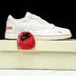 Travis Scott AJ1 Low x Supreme 'White' (Custom)