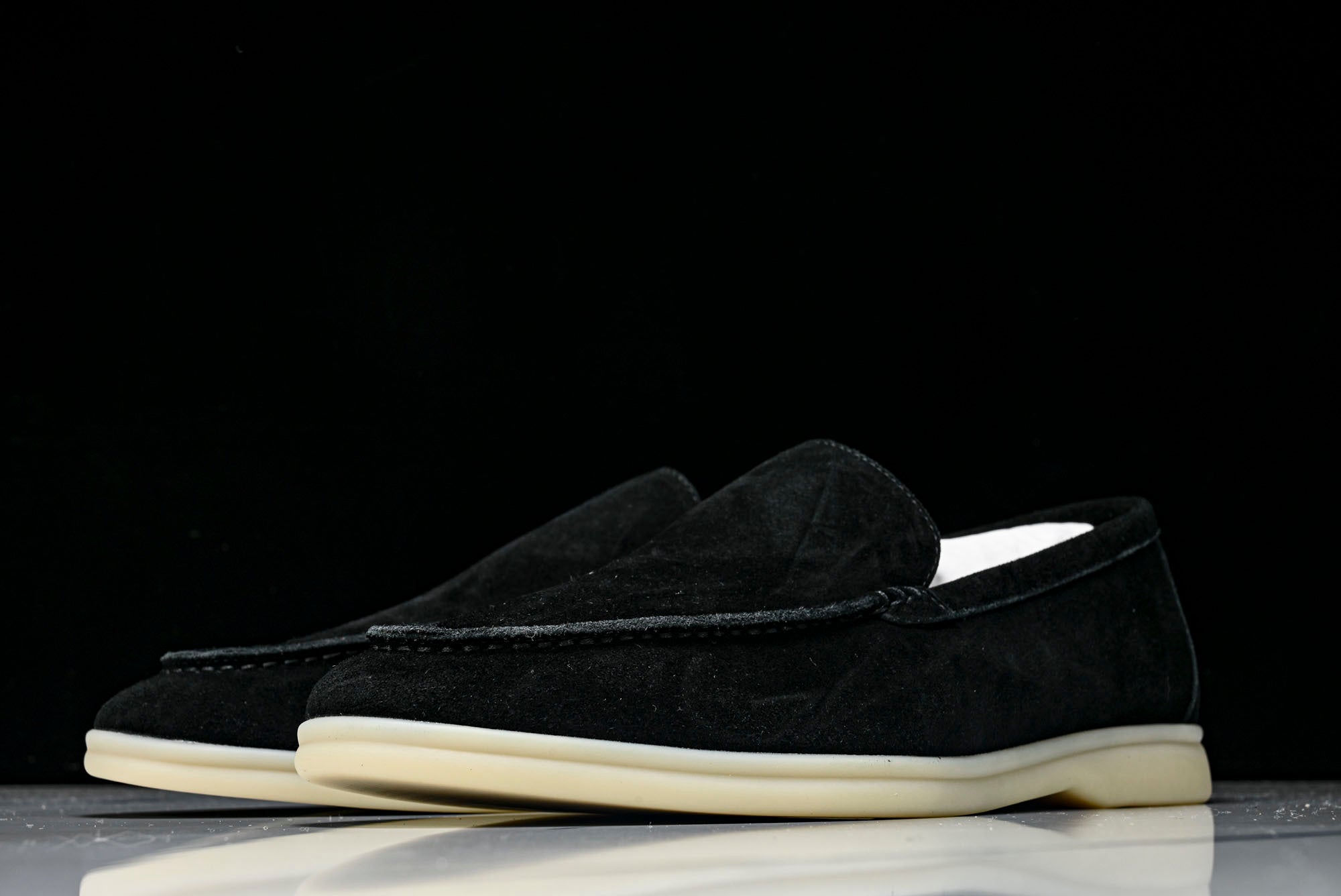 Loro Piana Summer Walk Loafer 'Black'