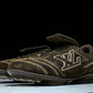 Louis Vuittоп Footprint Football Sneaker 'Brown Suede'