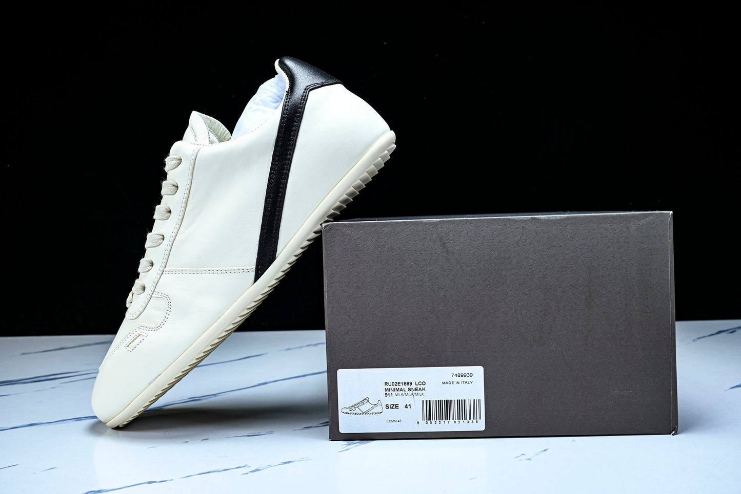 Rick Owens Minimal Sneaks 'Milk'