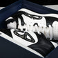 D1or B57 Mid-Top "Black White'