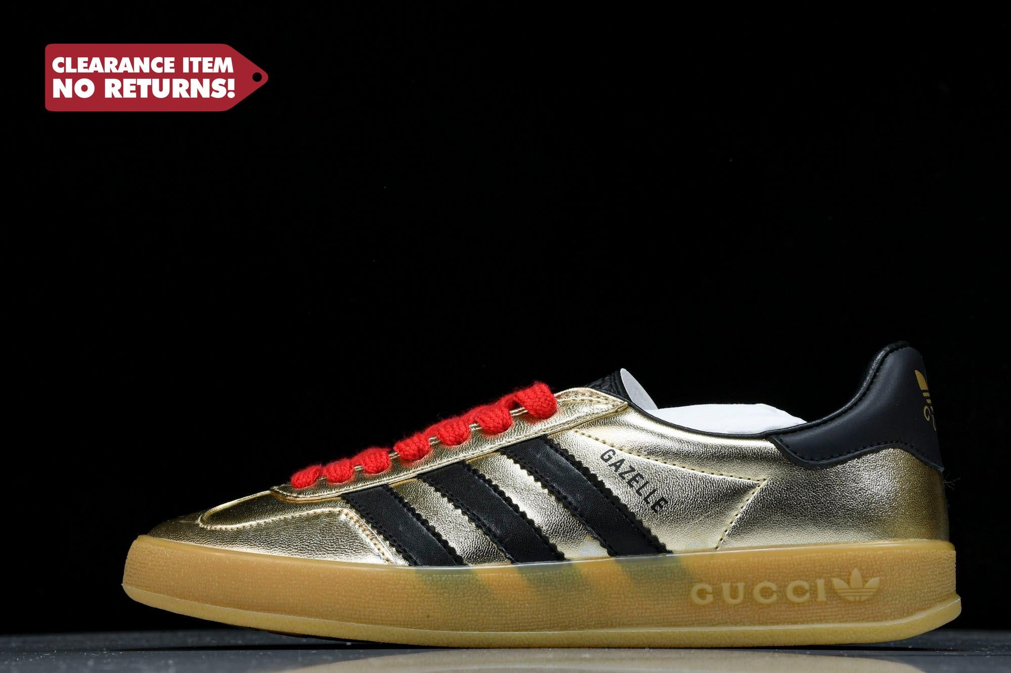 Guссi x Gazelle 'Metallic Gold' - UK 5 / US 5.5 / EU 38