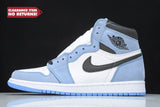 AJ1 Retro High OG University Blue - UK W 5 (M 5.5) / US W 7.5 (M 6) / EU 38.5