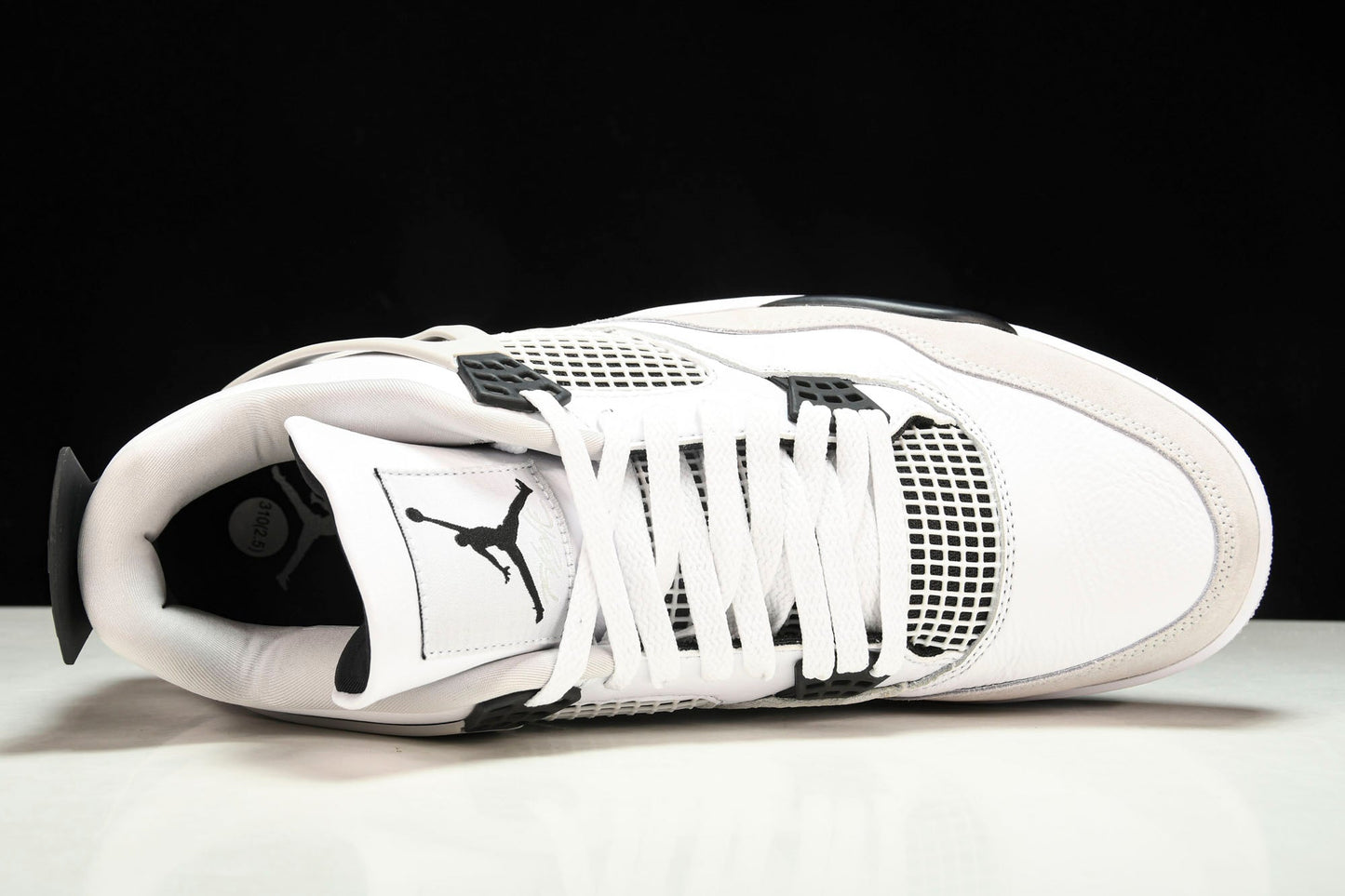 AJ4 Retro 'Military Black' - UK W 3 (M 3.5) / US W 5.5 (M 4) / EU 36
