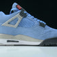 AJ4 Retro 'University Blue' - UK W 3 (M 3.5) / US W 5.5 (M 4) / EU 36