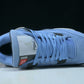 AJ4 Retro 'University Blue' - UK W 3 (M 3.5) / US W 5.5 (M 4) / EU 36