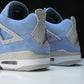 AJ4 Retro 'University Blue' - UK W 3 (M 3.5) / US W 5.5 (M 4) / EU 36