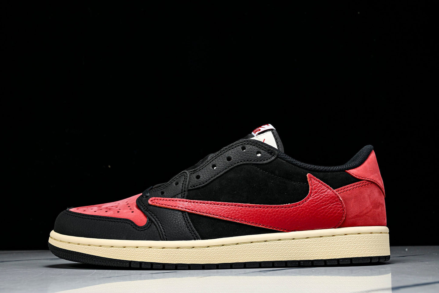Travis Scott AJ1 Retro Low ‘Black Red' (Unreleased)