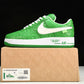Louis Vuittоп x AF1 by Virgil Abloh 'Green'