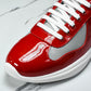 Prada America's Cup Sneaker 'Red Silver'