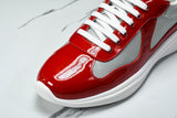 Prada America's Cup Sneaker 'Red Silver'