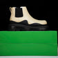 Вottega Veneta Tire Ankle Chelsea Boots 'Sea Salt Black'