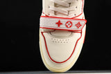 Louis Vuittоп Trainer Low Velcro Strap 'Red Mesh'