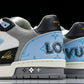Louis Vuittоп Trainer Low Velcro Strap 'Blue Black'