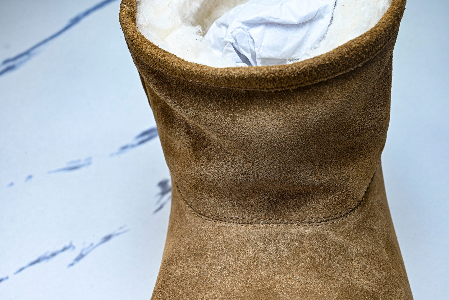 Вalenciaga Alaska Fur Low Boot 'Brown'