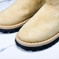 Prada Suede Booties 'Beige'