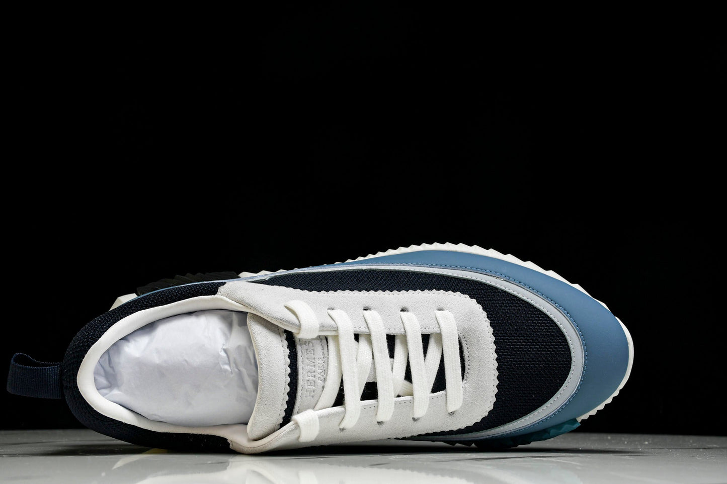 Нermès Bouncing Sneaker Panelled 'Marine Bleu Blanc'