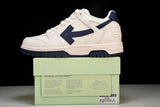 Off-White Out Of Office OOO Low Top 'White Navy Blue'