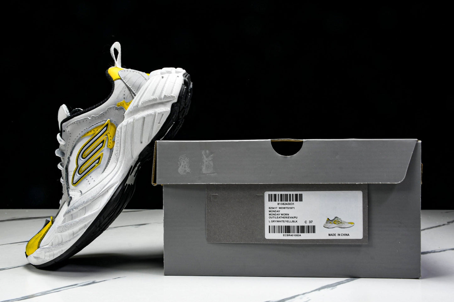 Вalenciaga Monday Shoe 'White Yellow'