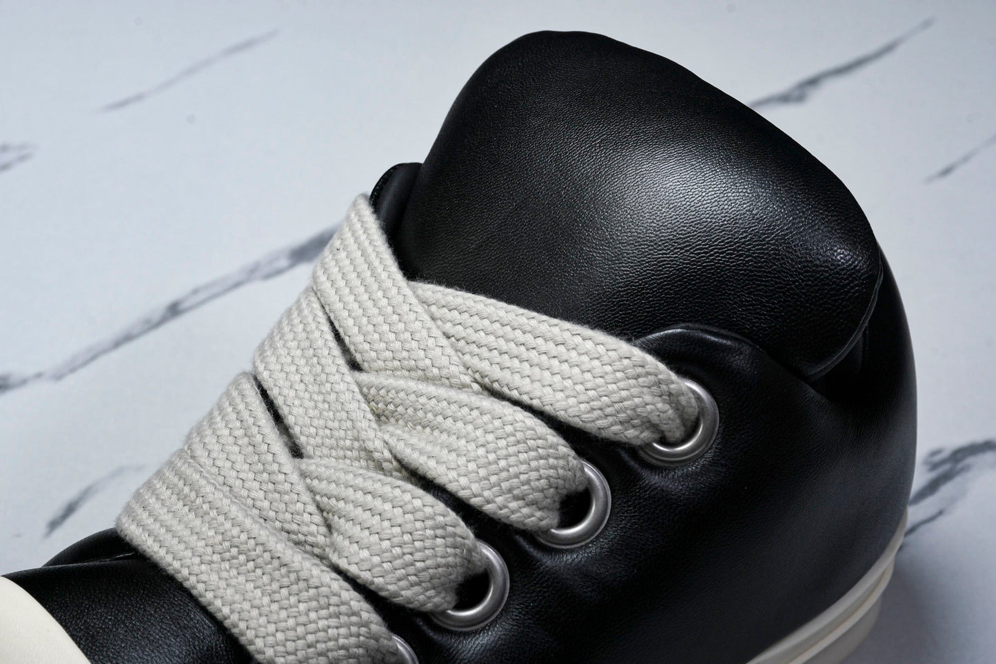 Rick Owens Luxor Jumbo Lace Padded Low 'Black'