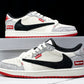 Travis Scott AJ1 Low x Year of The Snake x Supreme 'Grey Black' (Custom)