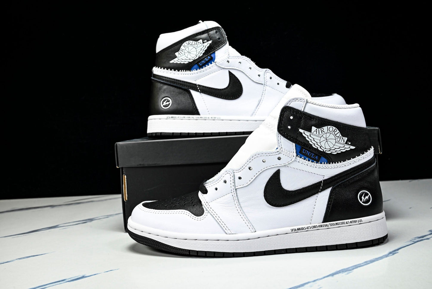 Union LA x Fragment x AJ1 Retro High 'White Black'