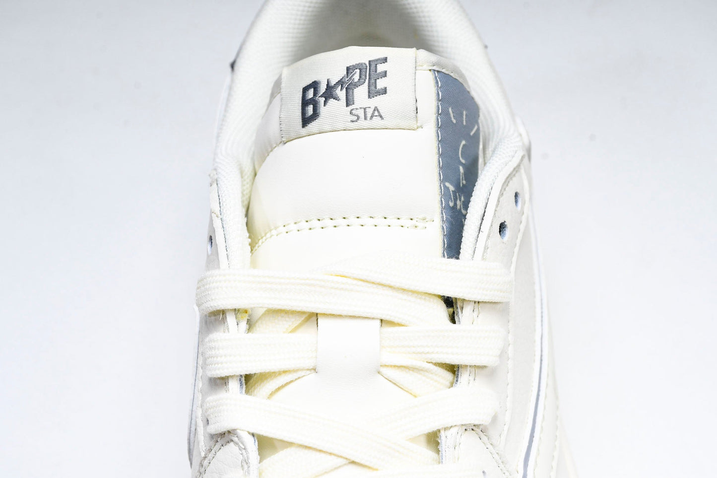 Travis Scott AJ1 Low x BAPE 'White' (Custom)