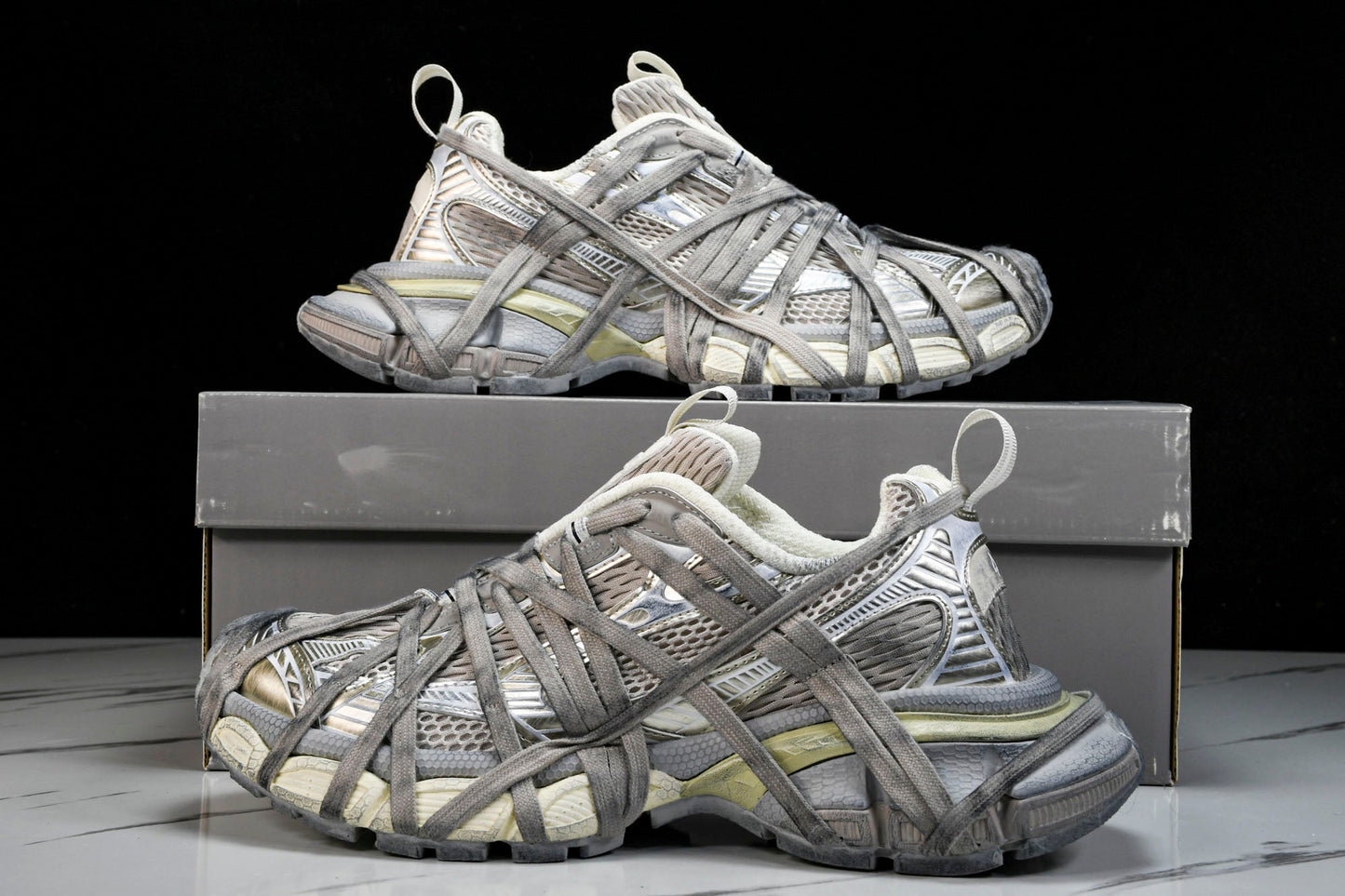 3XL Sneaker Extreme Lace 'Silver'