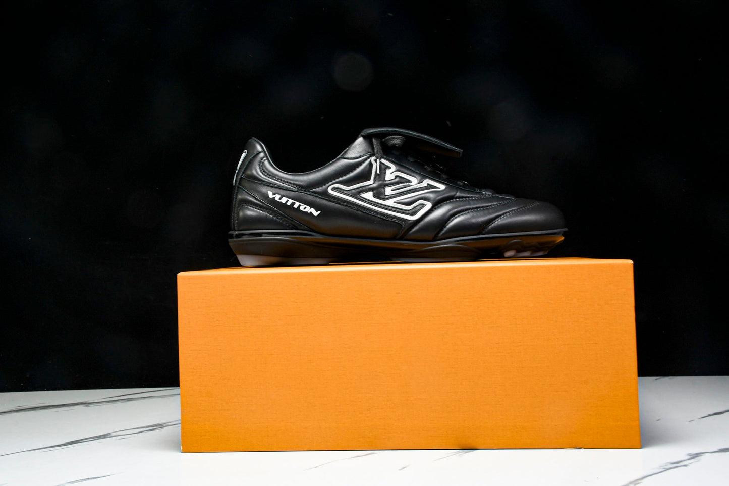 Louis Vuittоп Footprint Football Sneaker 'Black'