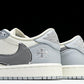 Travis Scott AJ1 Retro Low x Chrome Hearts (Custom) - UK 9 / US 10 / EU 44