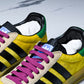 Guссi x Gazelle 'Yellow Green Velvet'
