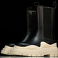 Вottega Veneta Tire Chelsea Boots 'Black Sea Salt'