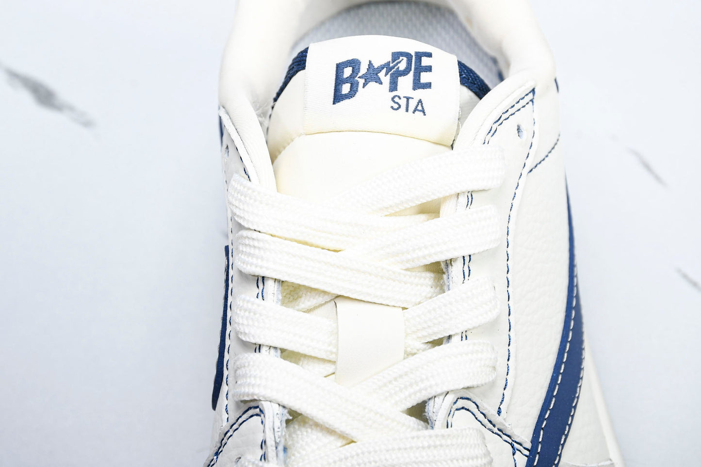 Travis Scott AJ1 Low x BAPE 'White Blue' (Custom)