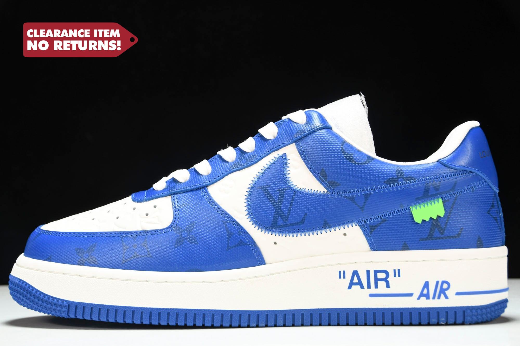 Louis Vuittоп x AF1 by Virgil Abloh 'Blue White' - UK 4 / US 5 / EU 39