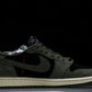 Travis Scott AJ1 Retro Low OG 'Black Olive' - UK W 5.5 (M 6) / US W 8 (M 6.5) / EU 39