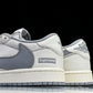 Travis Scott AJ1 Low x Supreme 'White Grey 2.0' (Custom)