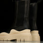 Вottega Veneta Tire Chelsea Boots 'Black Sea Salt'