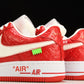 Louis Vuittоп x AF1 by Virgil Abloh 'Red'