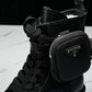 Prada Monolith Boots with Pouch 'Black'