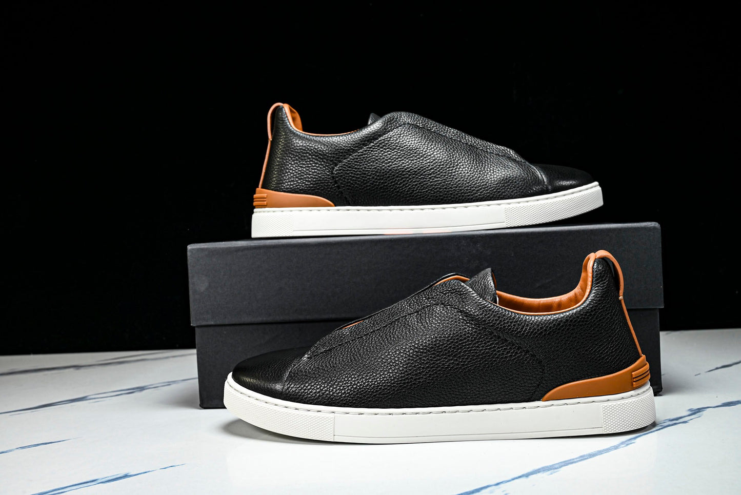 ZEGNA Triple Stitch 'Black'