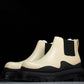 Вottega Veneta Tire Ankle Chelsea Boots 'Sea Salt Black'