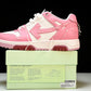 Off-White Out Of Office OOO Low Top 'Sartorial Stitching - Pink White'